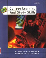COLLEGE <em>LEARNING</em> AND STUDY <em>SKILLS</em>  FIFTHE EDITION