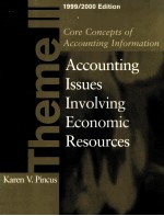 CORE CONCEPTS <em>OF</em> <em>A</em>CCOUNTING INFORM<em>A</em>TION THEME III  <em>A</em>CCOUNTING ISSUES INVOLVING ECONOMIC RESOURCES  1