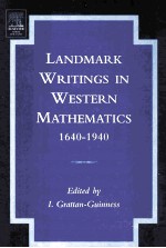 Landmark Writ<em>in</em>gs <em>in</em> Western Mathematics 1640-1940