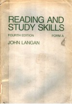 RE<em>A</em>DING <em>A</em>ND <em>STUDY</em> SKILLS  FORM <em>A</em>  <em>FOURTH</em> <em>EDITION</em>