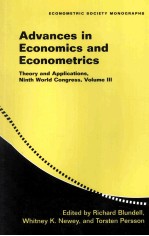 Advances <em>in</em> Economics and Econometrics <em>Theory</em> and Applications