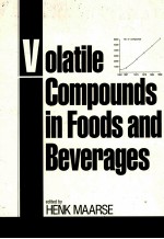VOLATILE COMPOUNDS <em>IN</em> FOODS AND BEVERAGES