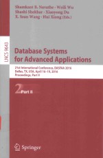 DATABASE SYSTEMS FOR <em>ADVANCED</em> <em>APPLICATIONS</em>