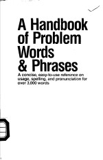 A HANDBOOK OF P<em>RO</em>BLEM WO<em>RD</em>S & PH<em>RA</em>SES