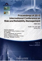 Proceedings <em>of</em> 2010 International Conference on Risk and Reliability Management(RRM 2010)