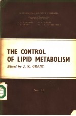 THE <em>CONTROL</em> OF LIPID METABOLISM