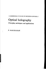 <em>OPTICAL</em> HOLOGRAPHY