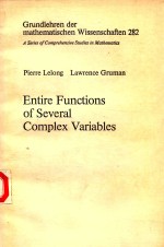 ENTIRE FUNCTION<em>S</em> OF COMPLEX VARIABLE<em>S</em>