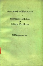 NUMERICAL SOLUTION <em>OF</em> ELLIPTIC <em>PROBLEMS</em>