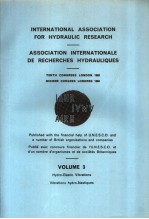 INTERNATIONAL ASSOCIATION FOR HYDRAULIC RESEARCH VOLUME <em>3</em>  196<em>3</em>