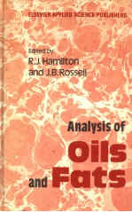 ANALY<em>SI</em><em>S </em>OF OIL<em>S </em>AND FATS