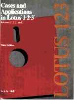 CASES <em>AND</em> <em>APPLICATIONS</em> <em>IN</em> LOTUS 1-2-<em>3</em> (RELEASES 2