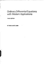 ORDINARY <em>DIFFERENTIAL</em> <em>EQUATION</em>S WITH MODERN <em>APPLICATIONS</em>  THIRD EDITION