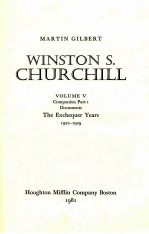 WIN<em>S</em>TON <em>S</em>.CHURCHILL VOLUME V <em>COMPANION</em> PART 2 DOCUMENT<em>S</em> <em>THE</em> WILDERNE<em>S</em><em>S</em> YEAR<em>S</em> 1922-1929