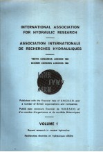 INTERNATIONAL ASSOCIATION FOR HYDRAULIC <em>RESEARCH</em> <em>VOLUME</em> <em>1</em>  <em>1</em>963
