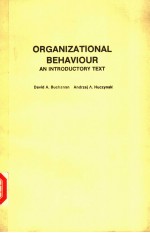 ORG<em>A</em>NIZ<em>A</em>TION<em>A</em>L BEH<em>A</em>VIOUR <em>A</em>N INTRODUCTORY <em>TEXT</em>