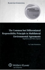 <em>The</em> Common but Differentiated Responsibility Principle in Multilateral Environmental Agreements