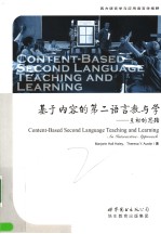 C<em>ON</em>TENT-BASED SEC<em>ON</em>D LANGUAGE <em>TEACHING</em> AND <em>LEARNING</em>
