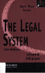 <em>The</em> Legal <em>System</em> Second Edition