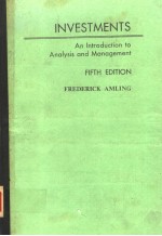 INVESTMENTS AN INTRODUCTION TO <em>ANALYSIS</em> AND MANAGEMENT FIFTH <em>EDITION</em>