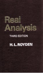 REAL <em>ANALYSIS</em> THIRD <em>EDITION</em>
