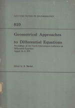 GEOMETRICAL APPROACHES TO <em>DIFFERENTIAL</em> <em>EQUATIONS</em>