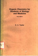 ORG<em>A</em>NIC CHEMISTRY <em>FOR</em> <em>STUDENTS</em> OF BIOLOGY <em>A</em>ND MEDICINE  THIRD EDITION
