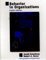 <em>BEHAVIOR</em> IN ORGANIZATION:<em>UNDERSTANDING</em> AND MANAGING THE HUMAN SIDE OF WORK EIGHTH <em>EDITION</em>