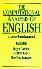 THE <em>COMPUTATIONAL</em> ANALYSIS <em>OF</em> ENGLISH