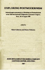 <em>EXPLORING</em> POSTMODERNISM SELECTED PAPERS PRESENTED AT A WORKSHOP ON POSTMODERNISM AT THE XITH INTERNA