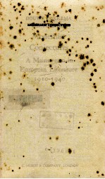 MODERNIST CONJECTURES A MA<em>IN</em>STREAM <em>IN</em> EUROPEAN LITERATURE