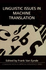 <em>LINGUISTIC</em> ISSUES IN MACHINE TRANSLATION