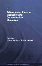 Advances <em>on</em> Income Inequality and C<em>on</em>centrati<em>on</em> Measures