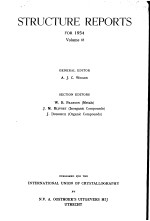 <em>STRUCTURE</em> REPORTS FOR 1954  VOLUME 18