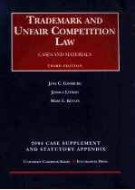TRADEMARK <em>AND</em> UNFAIR COMPETITI<em>ON</em> <em>LAW</em> CASES <em>AND</em> <em>MATERIALS</em> THIRD EDITI<em>ON</em>
