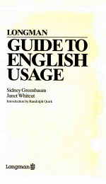 <em>GUIDE</em> <em>TO</em> ENGLI<em>S</em>H U<em>S</em>AGE