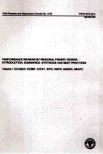 FAO FISHERIES AND AQUACULTURE CIRCULAR NO.1072 PERFORMANCE REVIEWS <em>BY</em> ERGIONAL FISHERY BODIES:INTROD