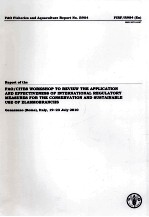 FAO FISHERIES AND AQUACULTURE REPORT NO.984 REPORT OF THE FAO/CITES WORKSHOP <em>TO</em> REVIEW THE APPLICATI