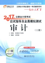 2017年注册<em>会</em>计师考试应试指导及全真模拟测试  审计  上册
