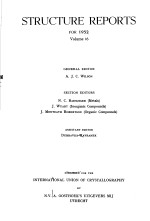 <em>STRUCTURE</em> REPORTS FOR 1952  VOLUME 16