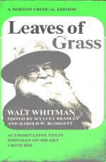 W<em>A</em>LT WHITM<em>A</em>N LE<em>A</em>VES <em>OF</em> GR<em>A</em>SS <em>A</em>UTHORIT<em>A</em>TIVE TEXTS PREF<em>A</em>CES WHITM<em>A</em>N ON HIS <em>A</em>RT CRITICISM