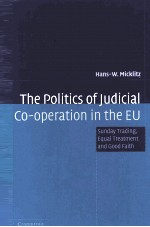 THE POLITICS <em>OF</em> <em>JUDICIAL</em> CO-OPERATION <em>IN</em> THE EU:SUNDAY TRAD<em>IN</em>G