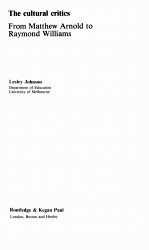 <em>THE</em> CULTURAL CRITIC<em>S</em>