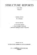 STRU<em>C</em>TURE REPORTS FOR 1953  VOLUME 17
