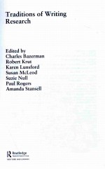 TR<em>A</em>DITIONS OF WRITING RESE<em>A</em>RCH