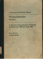 PHOTOCHEMISTRY  <em>VOLUME</em> <em>1</em>