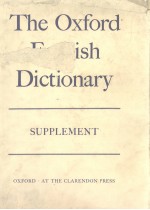 <em>THE</em> OXFORD ENGLI<em>S</em>H DICTIONARY