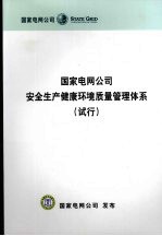 国家电网公司安全生产健康环境质量管理体系  试行