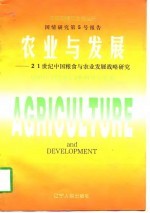 农业与发展  21世纪中国粮食与农业发展战略研究