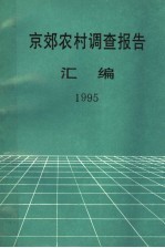 京效农村调查报告  1995